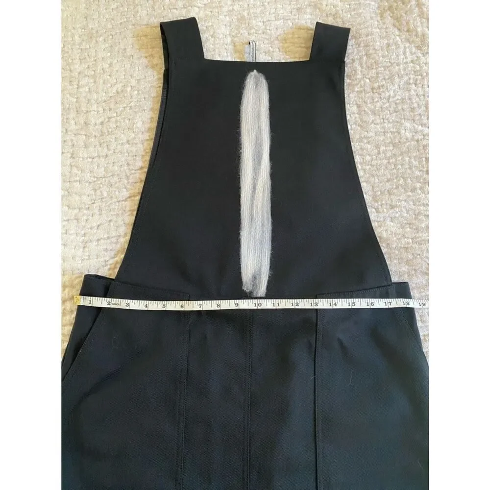 Black Midi Pier Antonio Gaspari Dress with Front Pocket Detail